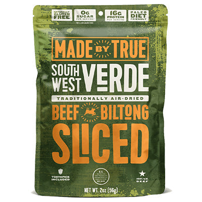 Southwest Verde Sliced Beef Biltong 2 oz