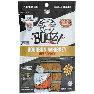 Boozy Bourbon Whiskey Brisket Beef Jerky
