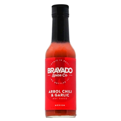 Bravado Spice Co. Arbol & Garlic Chili Crimson Hot Sauce