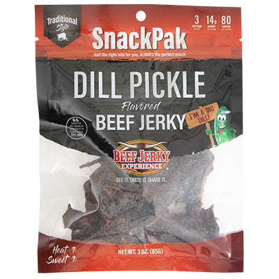 Traditional Dill Pickle Beef Jerky SnackPak