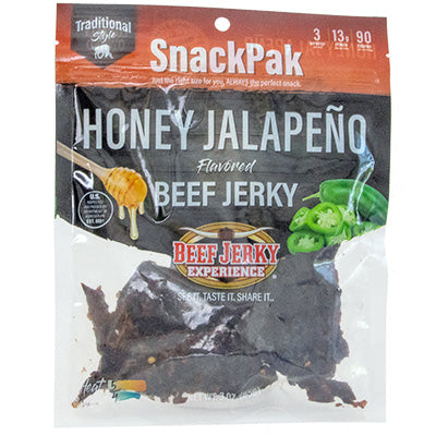 Traditional Honey Jalapeño Beef Jerky SnackPak