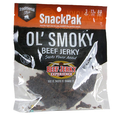 Traditional Ol' Smoky Beef Jerky SnackPak