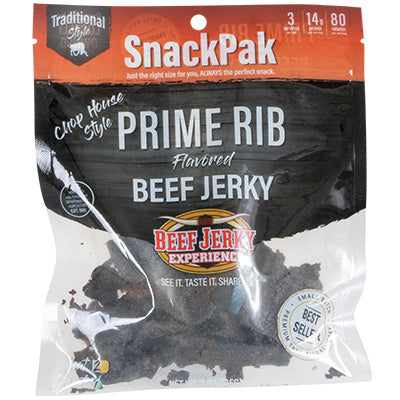 Traditional Prime Rib Beef Jerky SnackPak
