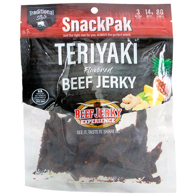 Traditional Teriyaki  Beef Jerky SnackPak