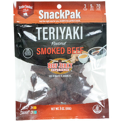 Smoked Teriyaki Beef Jerky SnackPak