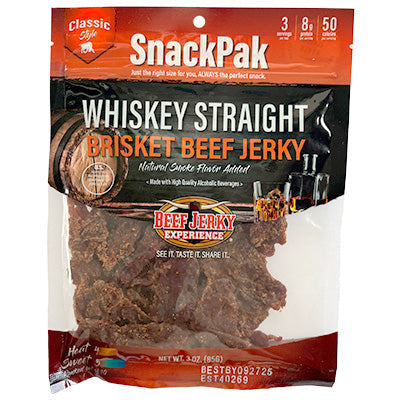 Whiskey Straight Classic Brisket Beef Jerky