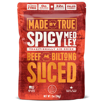 Spicy Medley Sliced Beef Biltong 2 oz