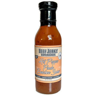 Hot Pepper Peach Bourbon Sauce