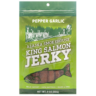 Pepper Garlic Salmon Jerky